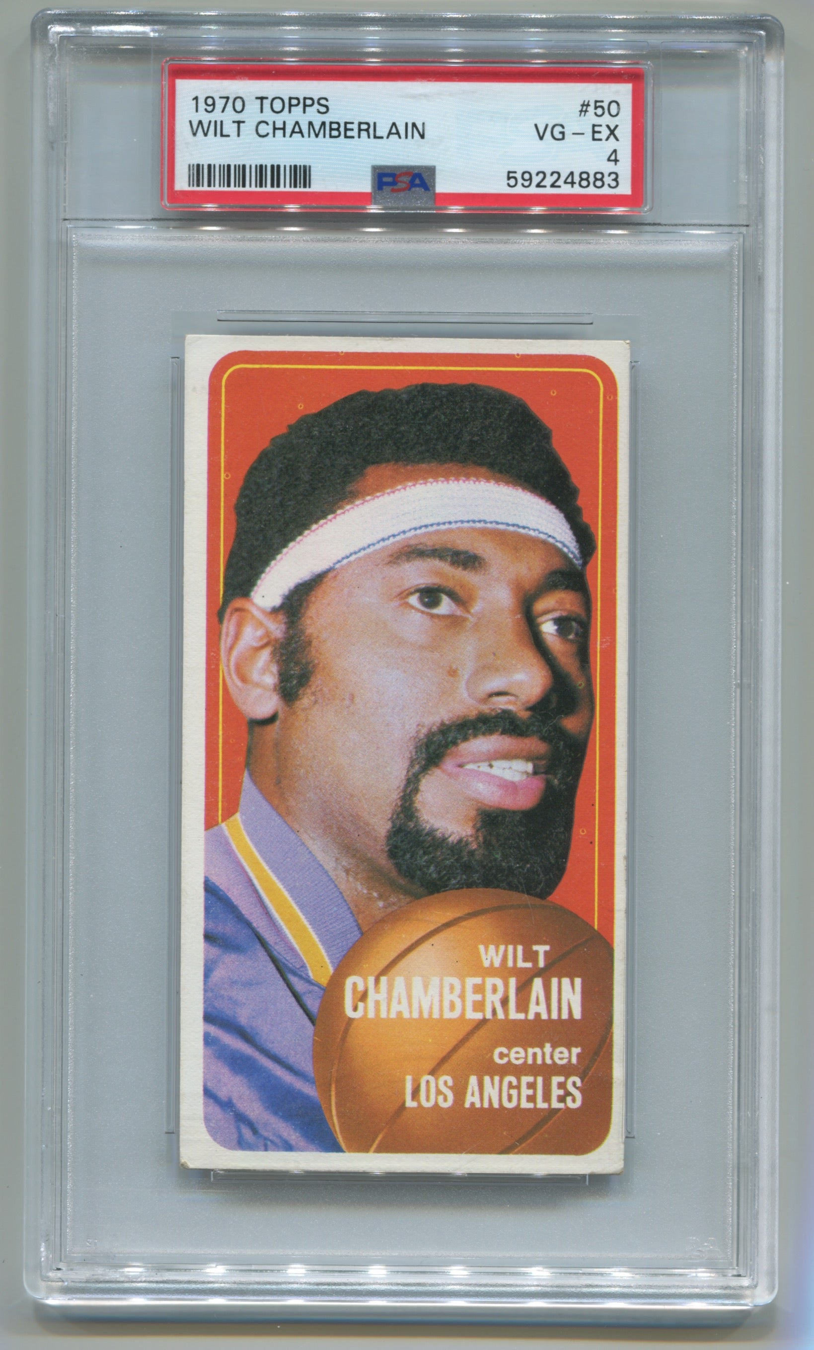 1970-71 Topps #50 Wilt Chamberlain PSA 4