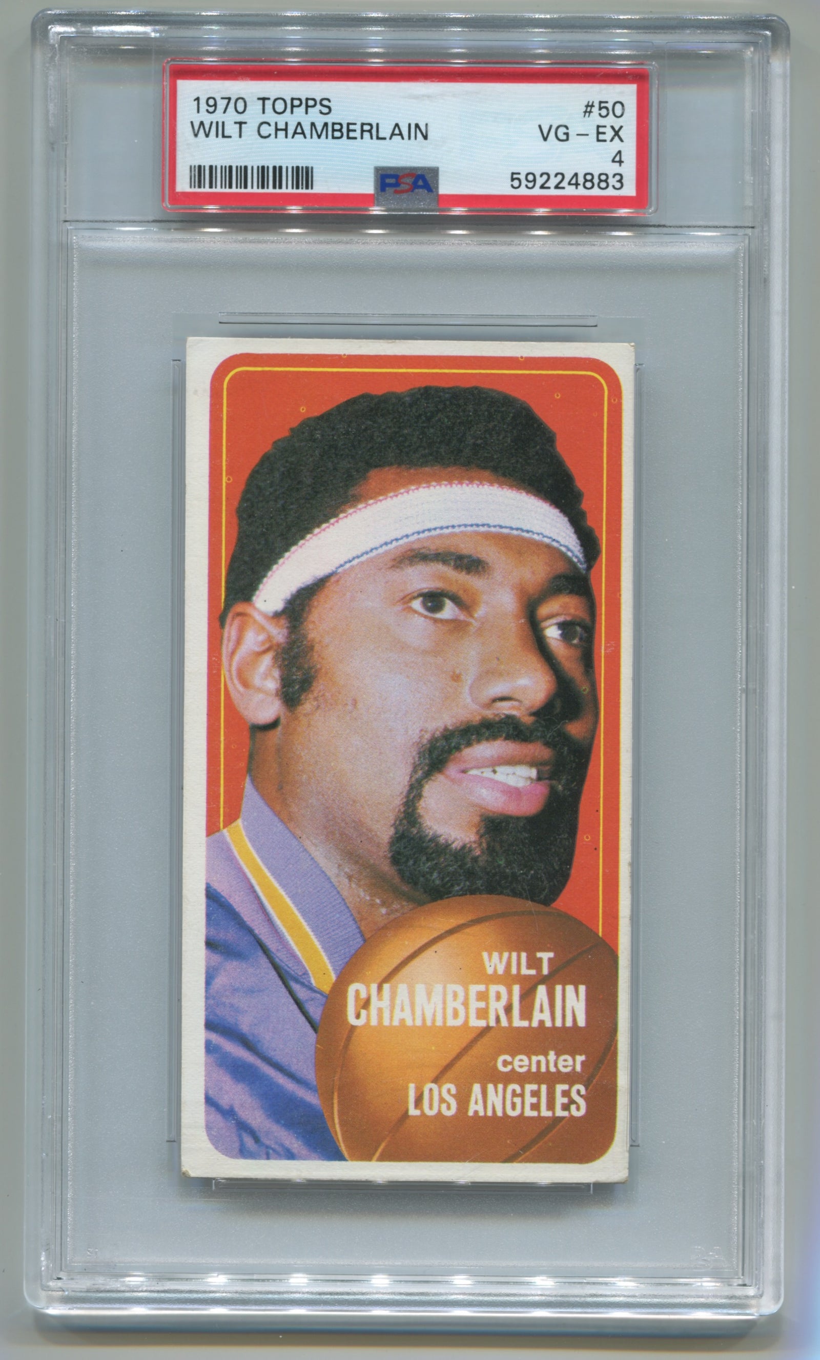 1970-71 Topps #50 Wilt Chamberlain PSA 4