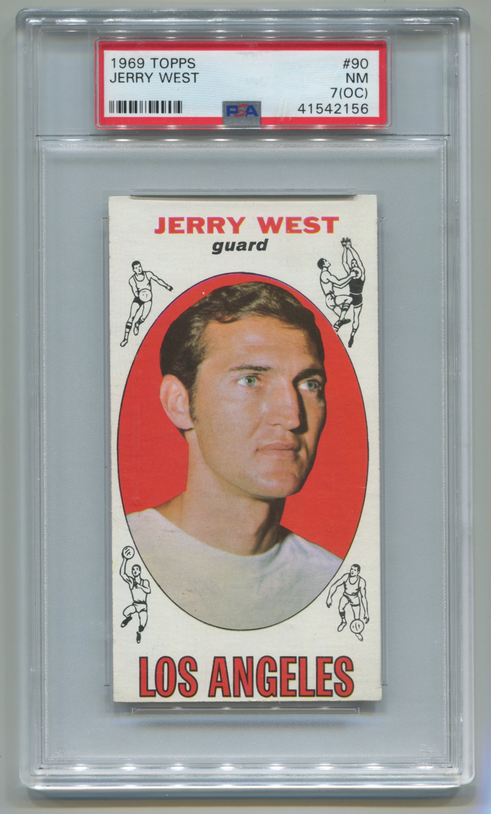 1969-70 Topps #90 Jerry West PSA 7(OC)