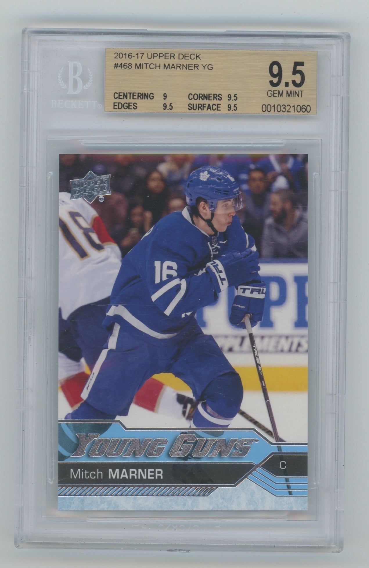 2016-17 Upper Deck #468 Mitch Marner BGS 9.5 (Rookie)