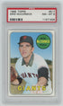 1969 Topps #517 Mike McCormick PSA 8