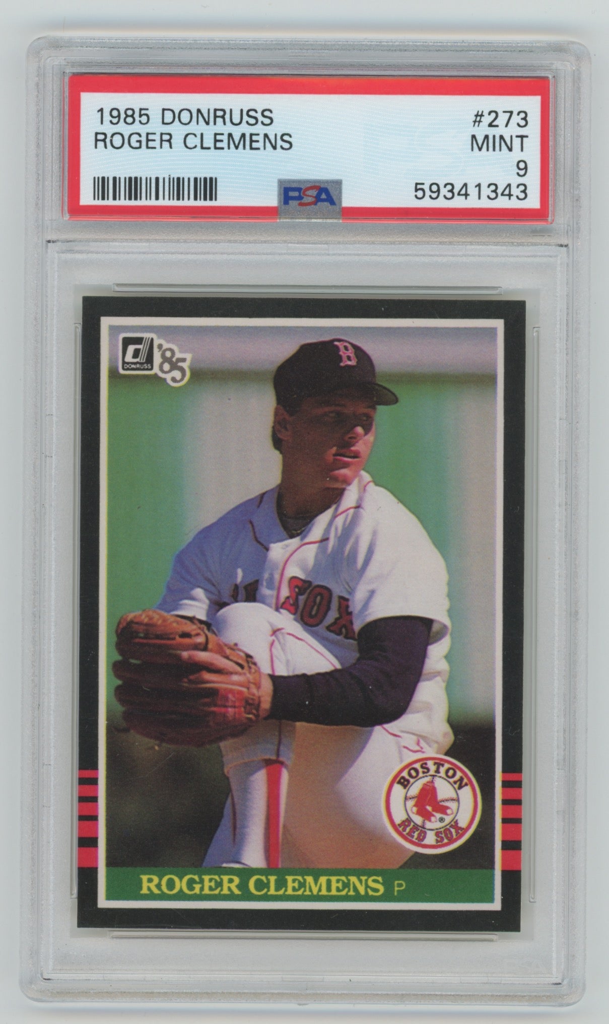1985 Donruss #273 Roger Clemens PSA 9 (Rookie)