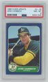 1986 Fleer Update #U-20 Jose Canseco PSA 8 (Rookie)