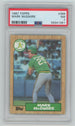 1987 Topps #366 Mark McGwire PSA 7