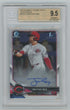2018 Bowman Chrome Autographs #CDAJI Jonathan India BGS 9.5 (Auto 10)