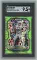 2020 Panini Prizm Neon Green Pulsar Prizm #36 Joe Namath SGC 9.5