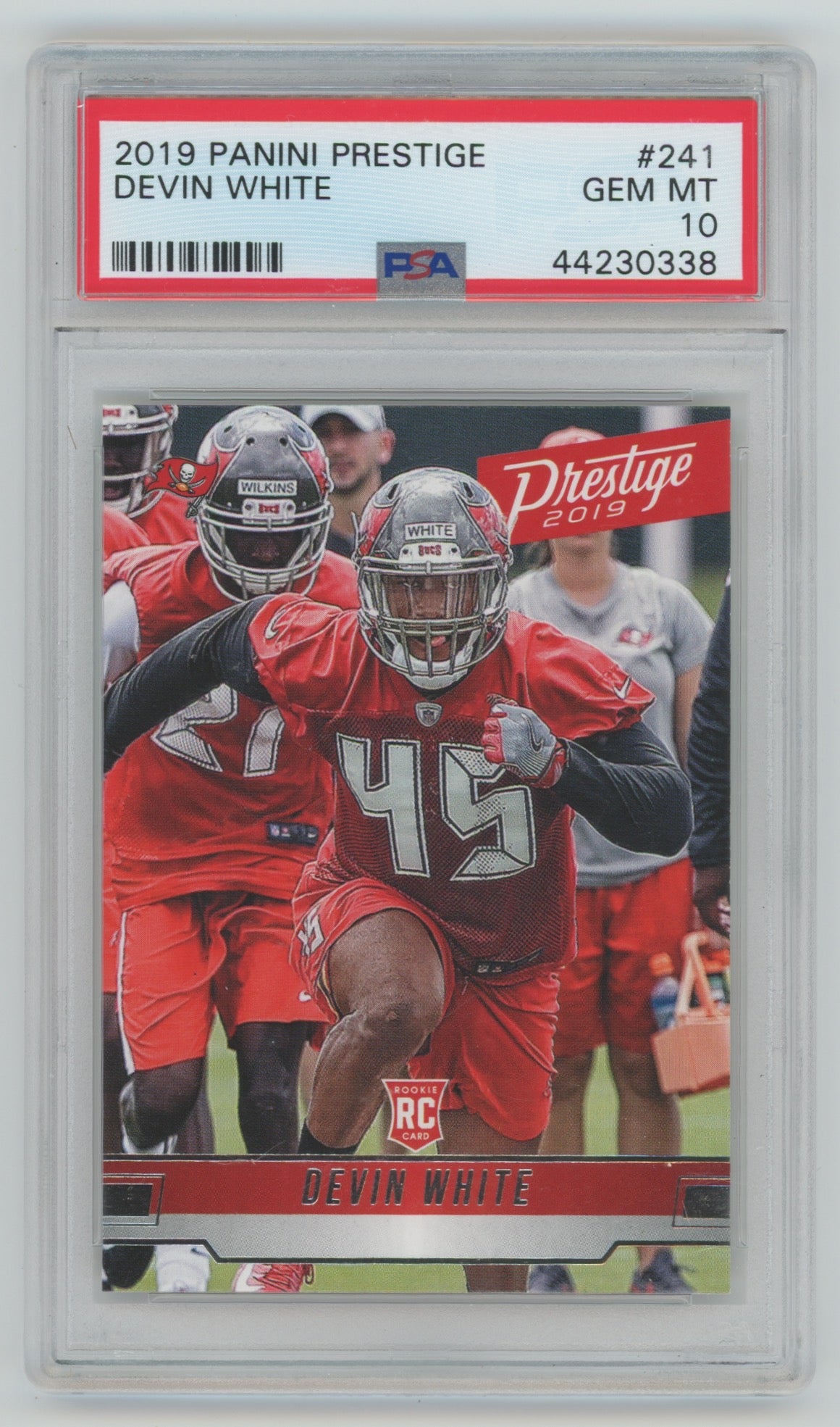 2019 Panini Prestige #241 Devin White PSA 10 (Rookie)