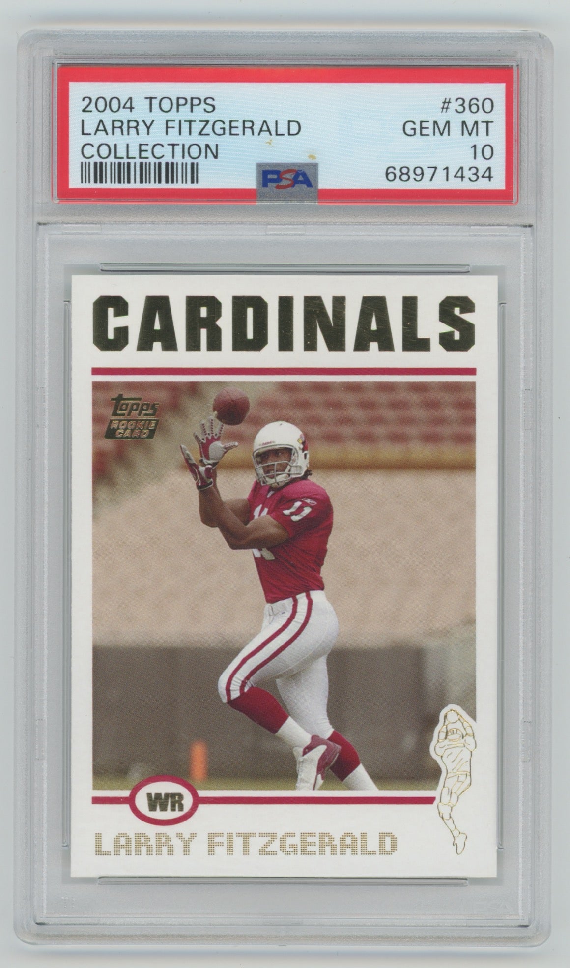 2004 Topps Collection #360 Larry Fitzgerald PSA 10 (Rookie)