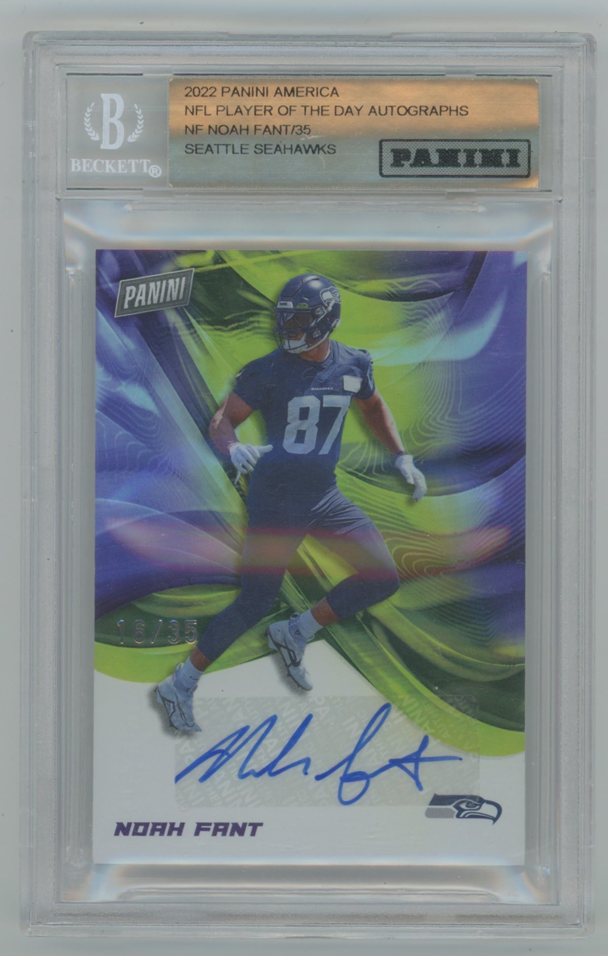 2022 Panini NFL Player of the Day Autographs #NF Noah Fant #16/35