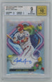 2023 Topps Cosmic Chrome Autographs #CCAJJ Josh Jung BGS 9 (Auto 10) (Rookie)