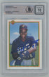 1990 Bowman Signed Trading Card #320 Frank Thomas BAS Auto Grade 10 (Rookie)