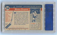 1954-55 Topps #24 Metro Prystai PSA 6 | Eastridge Sports Cards