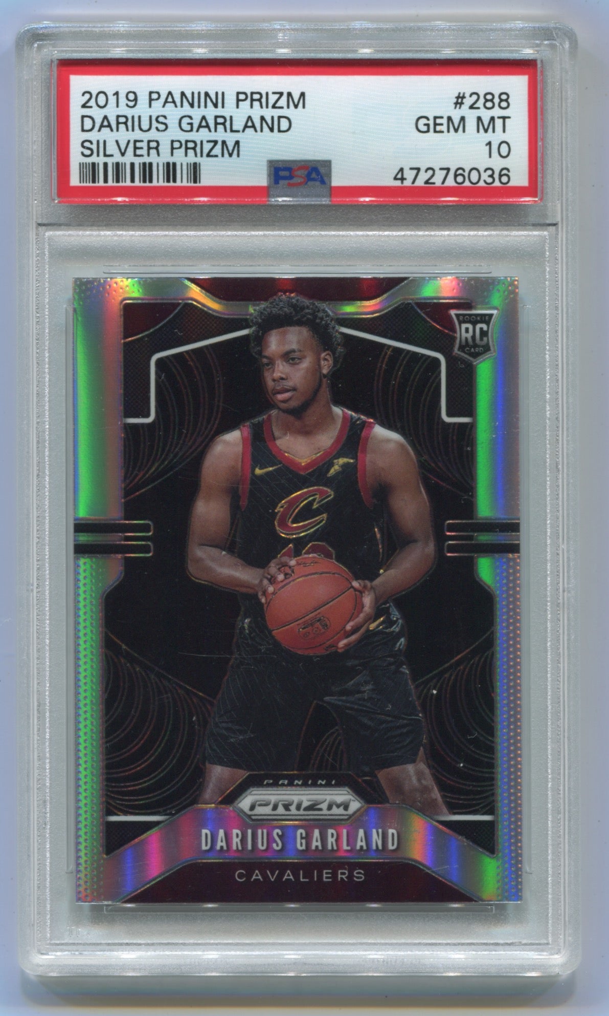 2019-20 Panini Prizm Silver Prizm #288 Darius Garland PSA 10 (Rookie)