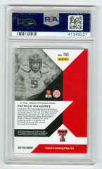 2017 Elite Draft Picks Blue #145 Patrick Mahomes II #17/25 PSA 10 (Rookie) | Eastridge Sports Cards