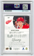2021-22 Upper Deck #469 Moritz Seider PSA 9 (Rookie) | Eastridge Sports Cards