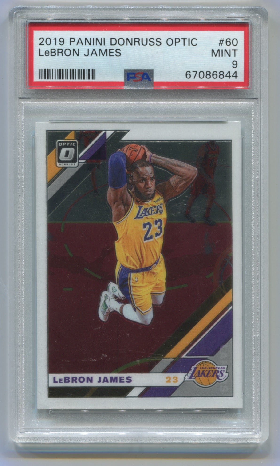 2019-20 Donruss Optic #60 LeBron James PSA 9