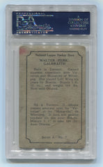 1933-34 O-Pee-Chee V304A #7 Walter Galbraith PSA 1.5(MK) (Rookie) | Eastridge Sports Cards
