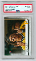 2019 Topps Update #US197 Cole Tucker - Finger Signs PSA 9 (Rookie) | Eastridge Sports Cards