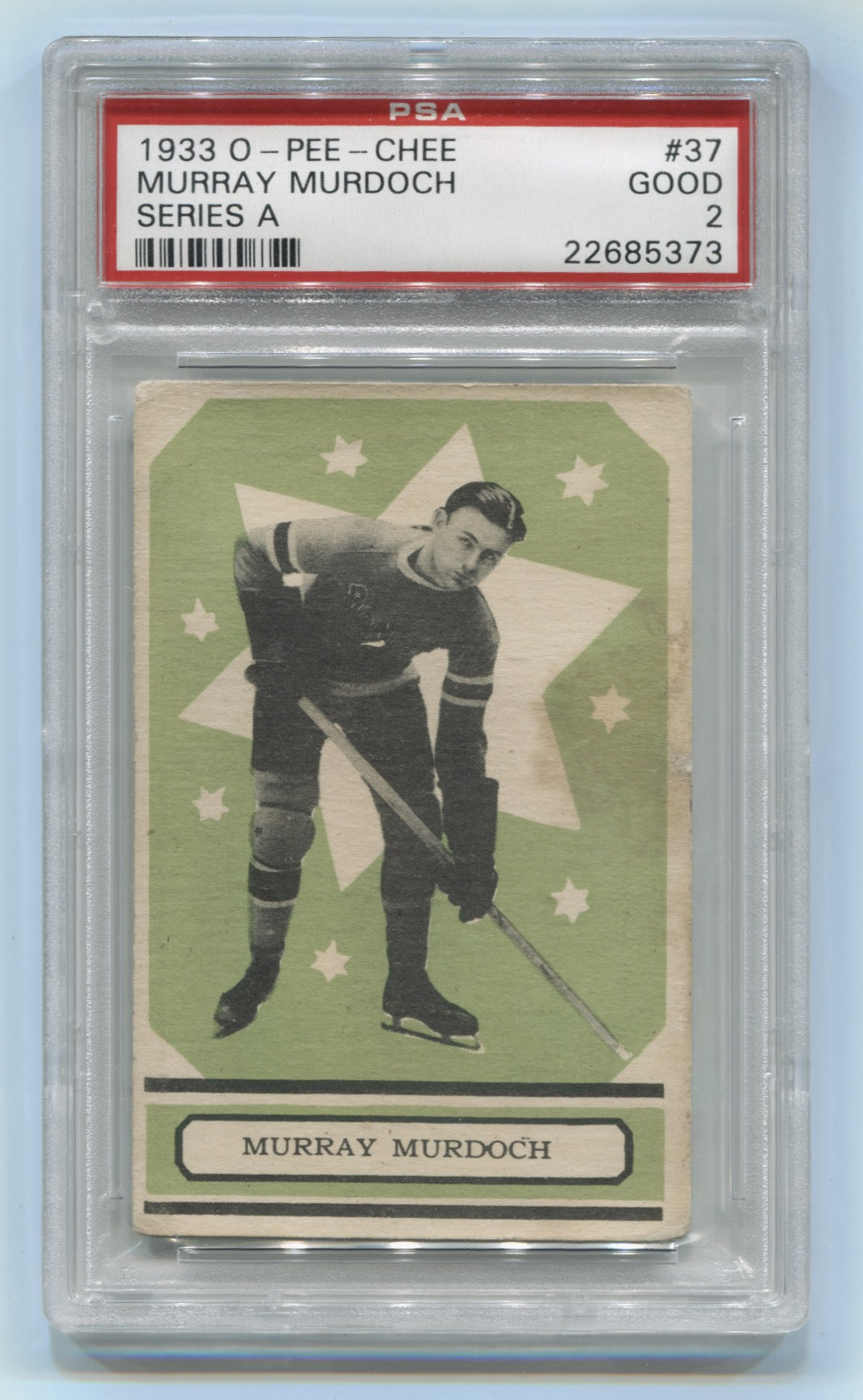 1933-34 O-Pee-Chee V304A #37 Murray Murdoch PSA 2 (Rookie) | Eastridge Sports Cards