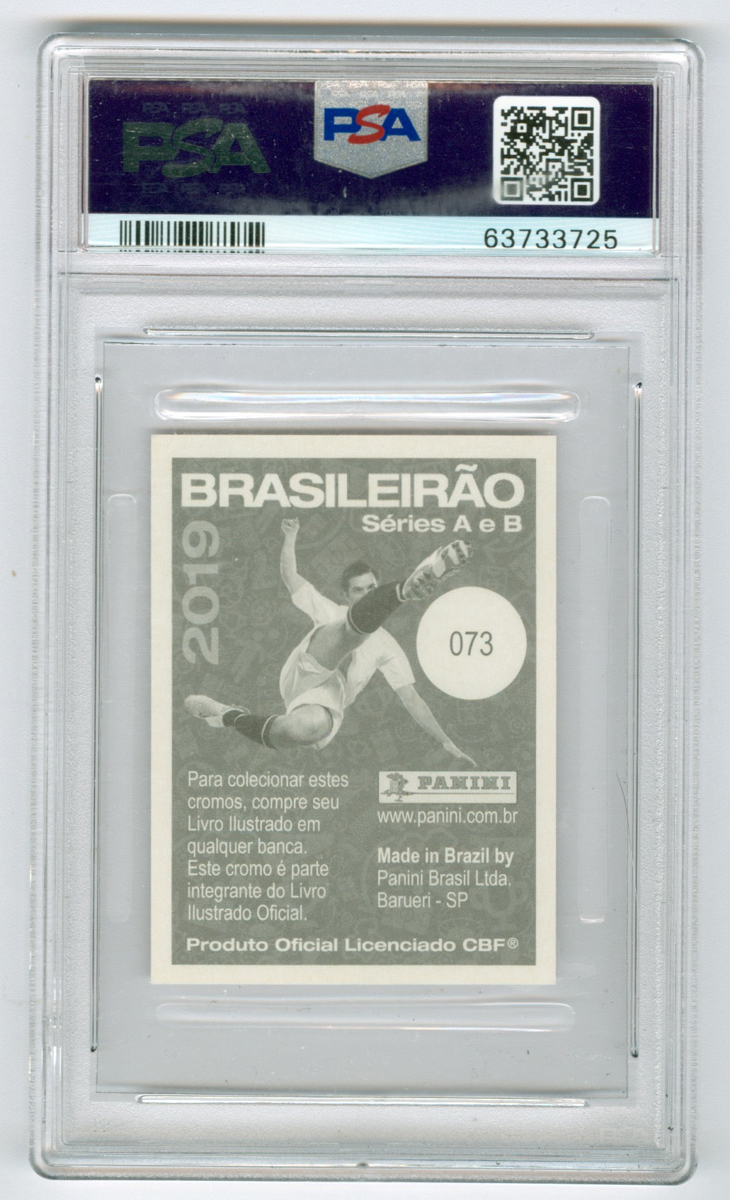 2019 Panini Campeonato Brasileiro #73 Antony PSA 10