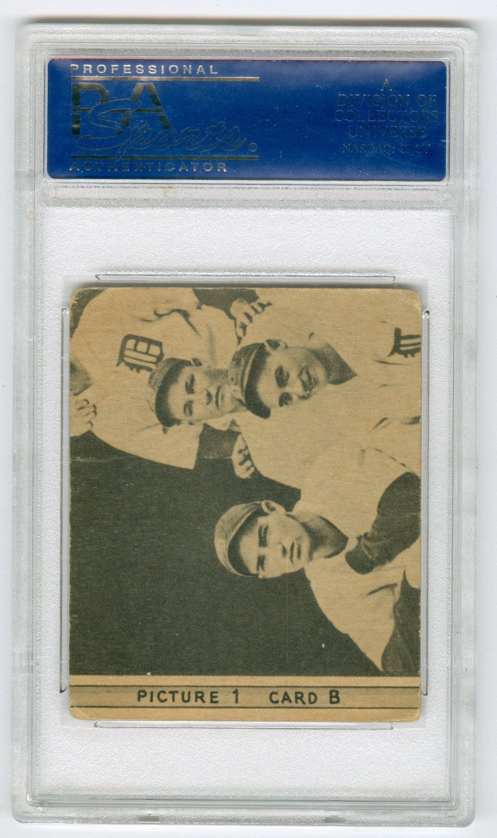 1935 Goudey 4-in-1 #20-1 Roy Mahaffey/Jimmie Foxx/Dib Williams/Pinky Higgins/1B (Detroit Tigers Puzzle) PSA 1 | Eastridge Sports Cards