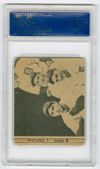 1935 Goudey 4-in-1 #20-1 Roy Mahaffey/Jimmie Foxx/Dib Williams/Pinky Higgins/1B (Detroit Tigers Puzzle) PSA 1 | Eastridge Sports Cards