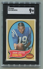 1970 Topps #180 Johnny Unitas SGC 9 | Eastridge Sports Cards