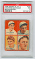 1935 Goudey 4-in-1 #4-2 Mickey Cochrane/Charlie Gehringer/Tommy Bridges/Billy Rogell/2D (Chuck Klein Puzzle) PSA 1