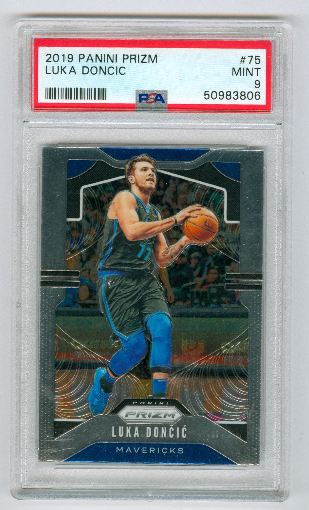2019-20 Panini Prizm #75 Luka Doncic PSA 9