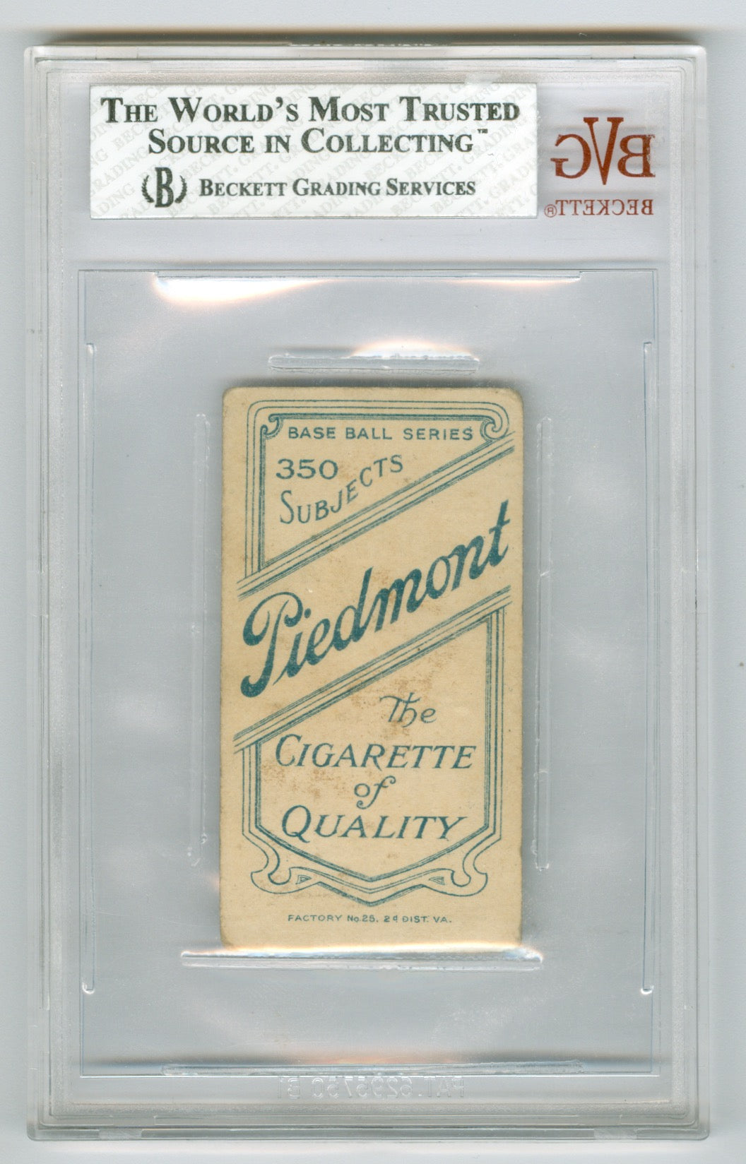 1909-11 T206 Piedmont Bobby Byrne BGS 3 | Eastridge Sports Cards