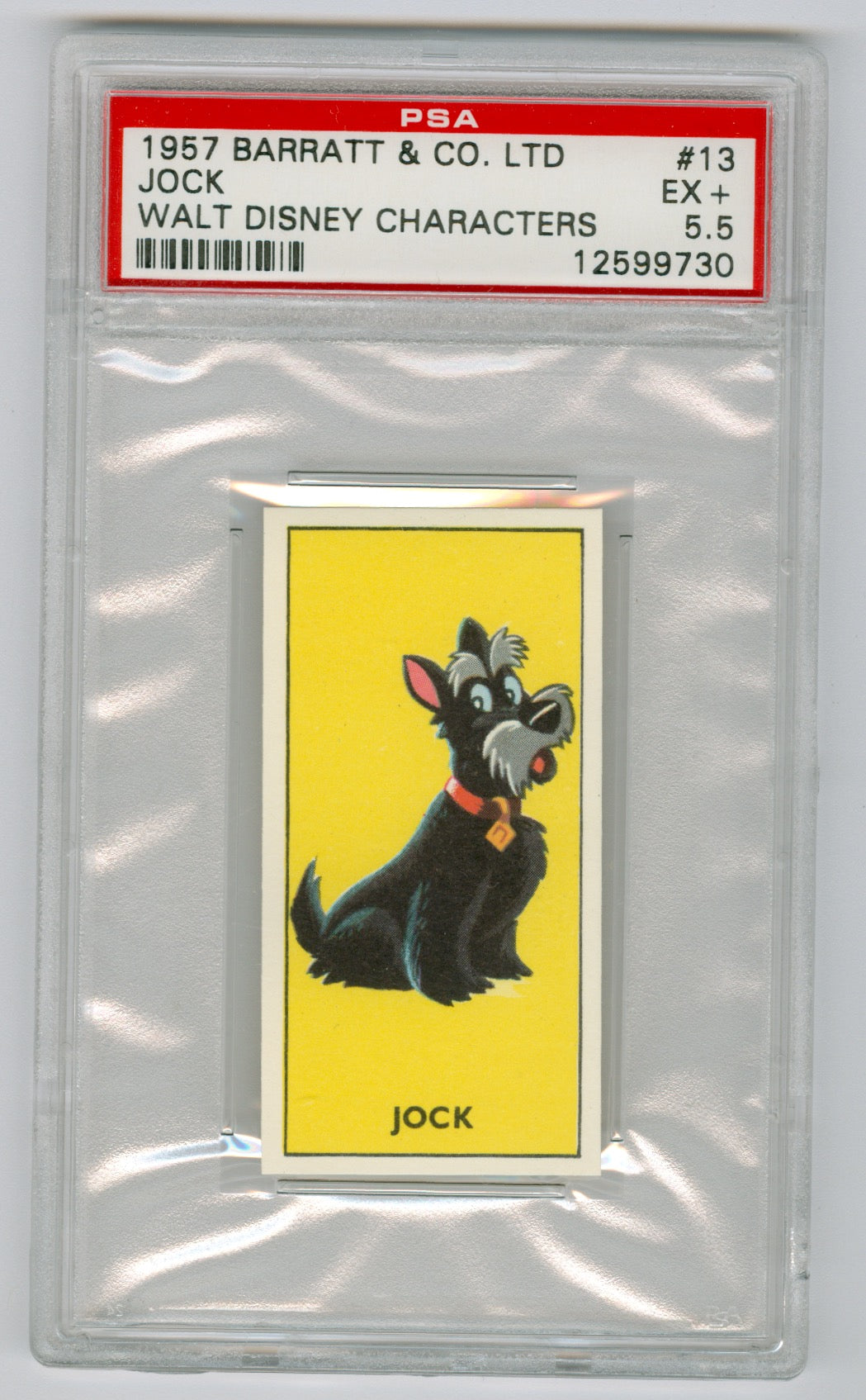 1957 Barratt & Co. Ltd. Walt Disney Characters #13 Jock PSA 5.5