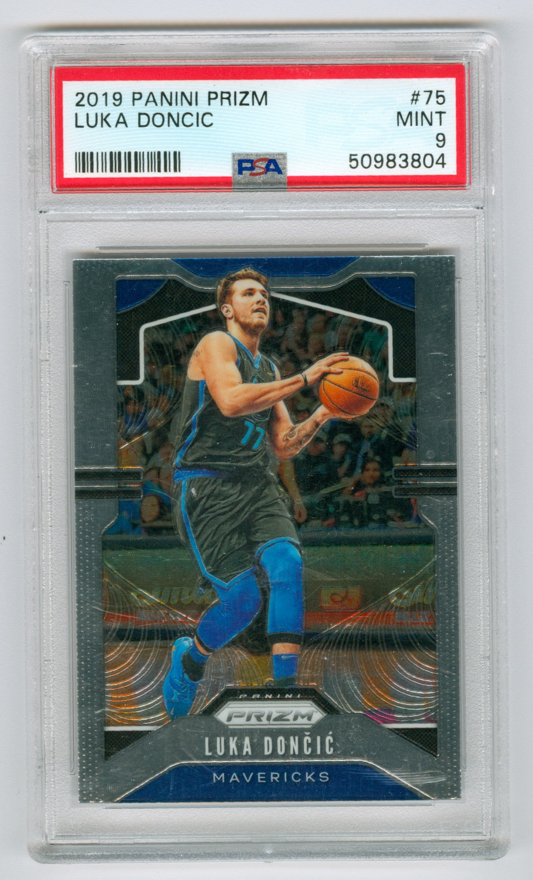 2019-20 Panini Prizm #75 Luka Doncic PSA 9