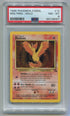 1999 Pokemon Fossil Unlimited #12 Moltres- Holo PSA 8