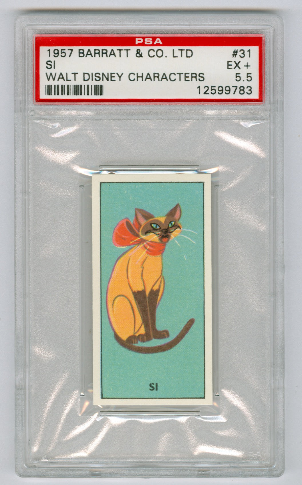 1957 Barratt & Co. Ltd. Walt Disney Characters #31 Si PSA 5.5