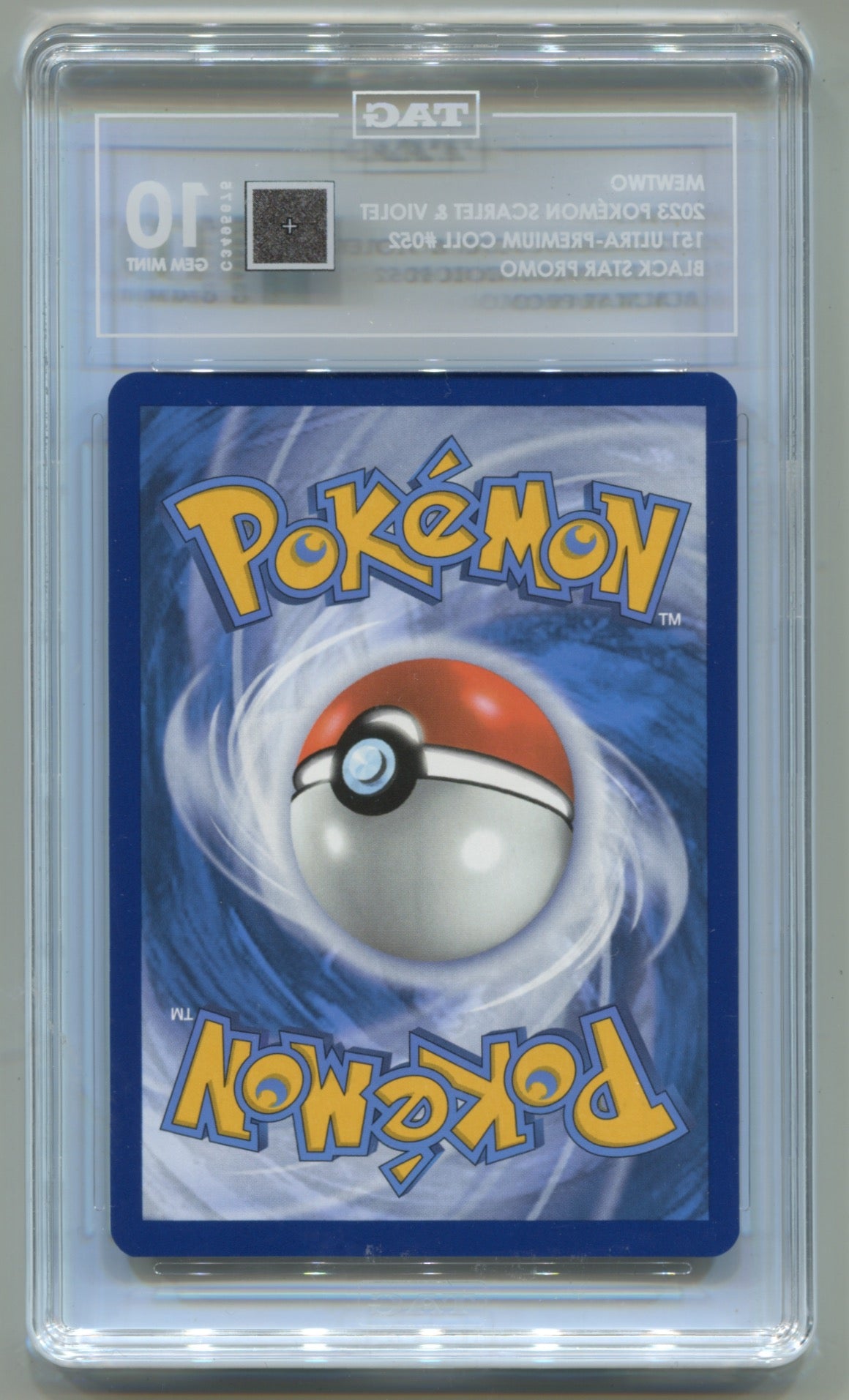 2023 Pokemon 151 Ultra Premium Collection Promo #052 Mewtwo TAG 10