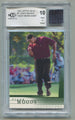 2001 Upper Deck #1 Tiger Woods BCCG 10 with Tiger Worn Shirt (Rookie)