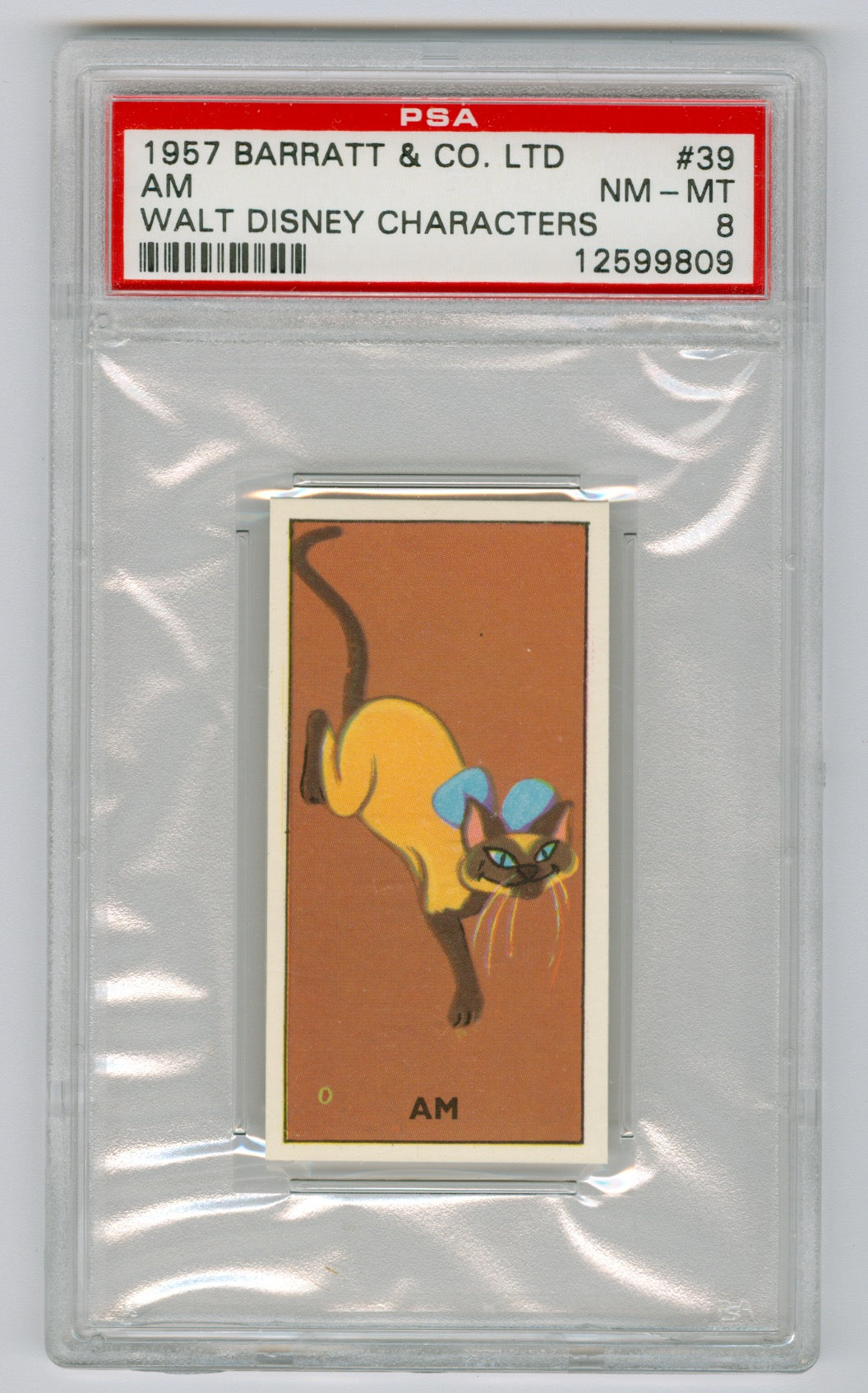 1957 Barratt & Co. Ltd. Walt Disney Characters #39 Am PSA 8