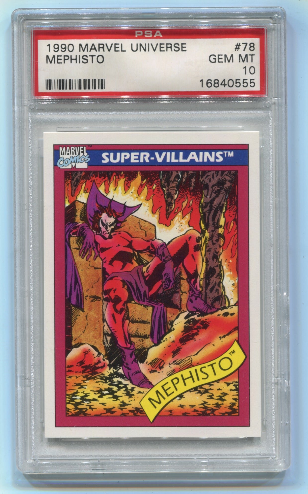 1990 Marvel Universe #78 Mephisto PSA 10