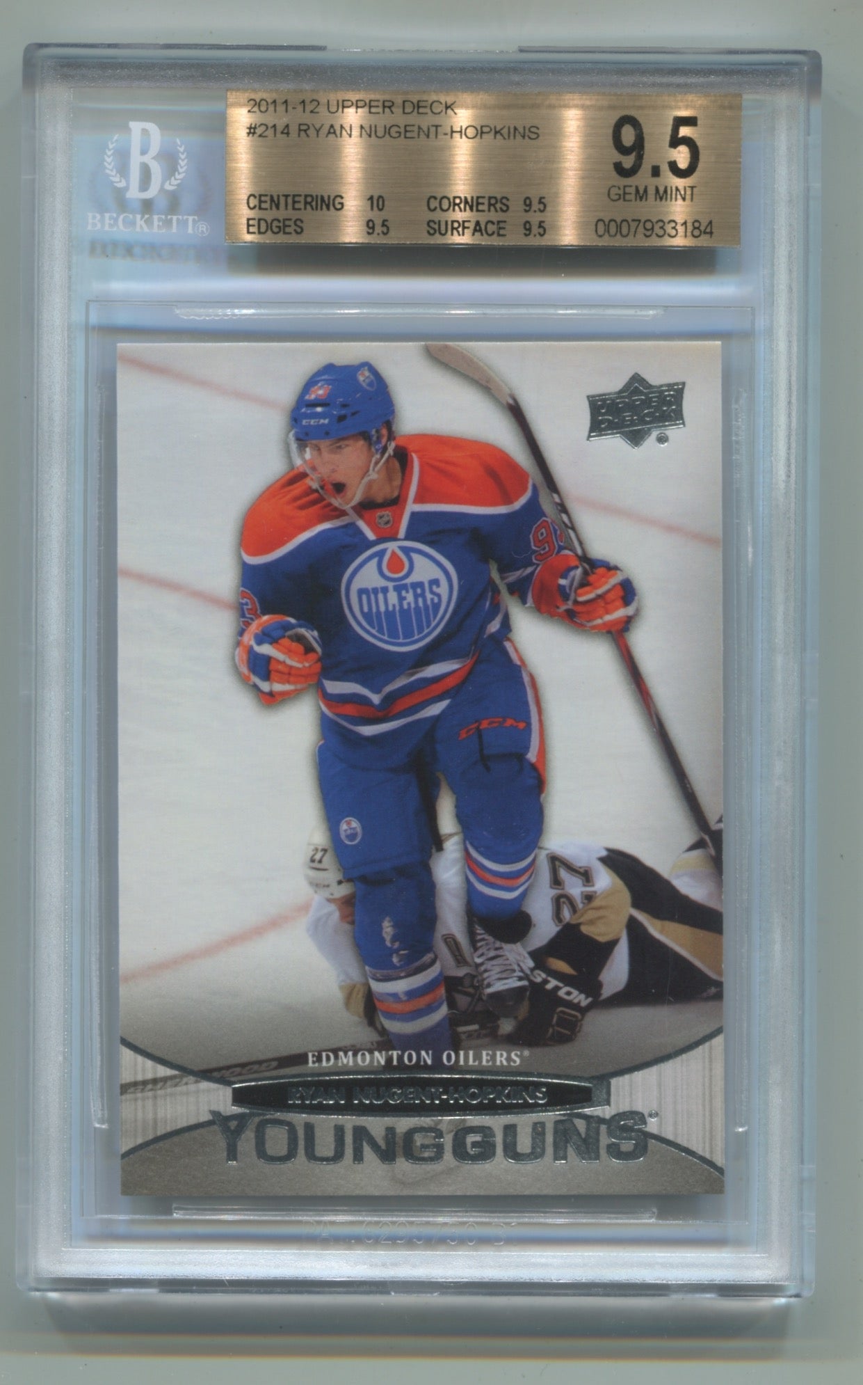 2011-12 Upper Deck #214 Ryan Nugent-Hopkins BGS 9.5 (Rookie)