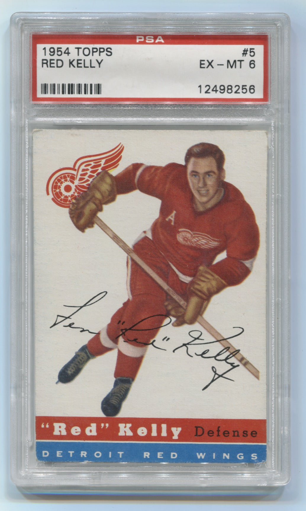1954-55 Topps #5 Red Kelly PSA 6 | Eastridge Sports Cards