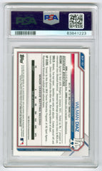 2021 Bowman Chrome Prospects Black & White Mini Diamond Refractor #BCP197 Wilman Diaz PSA 10 | Eastridge Sports Cards