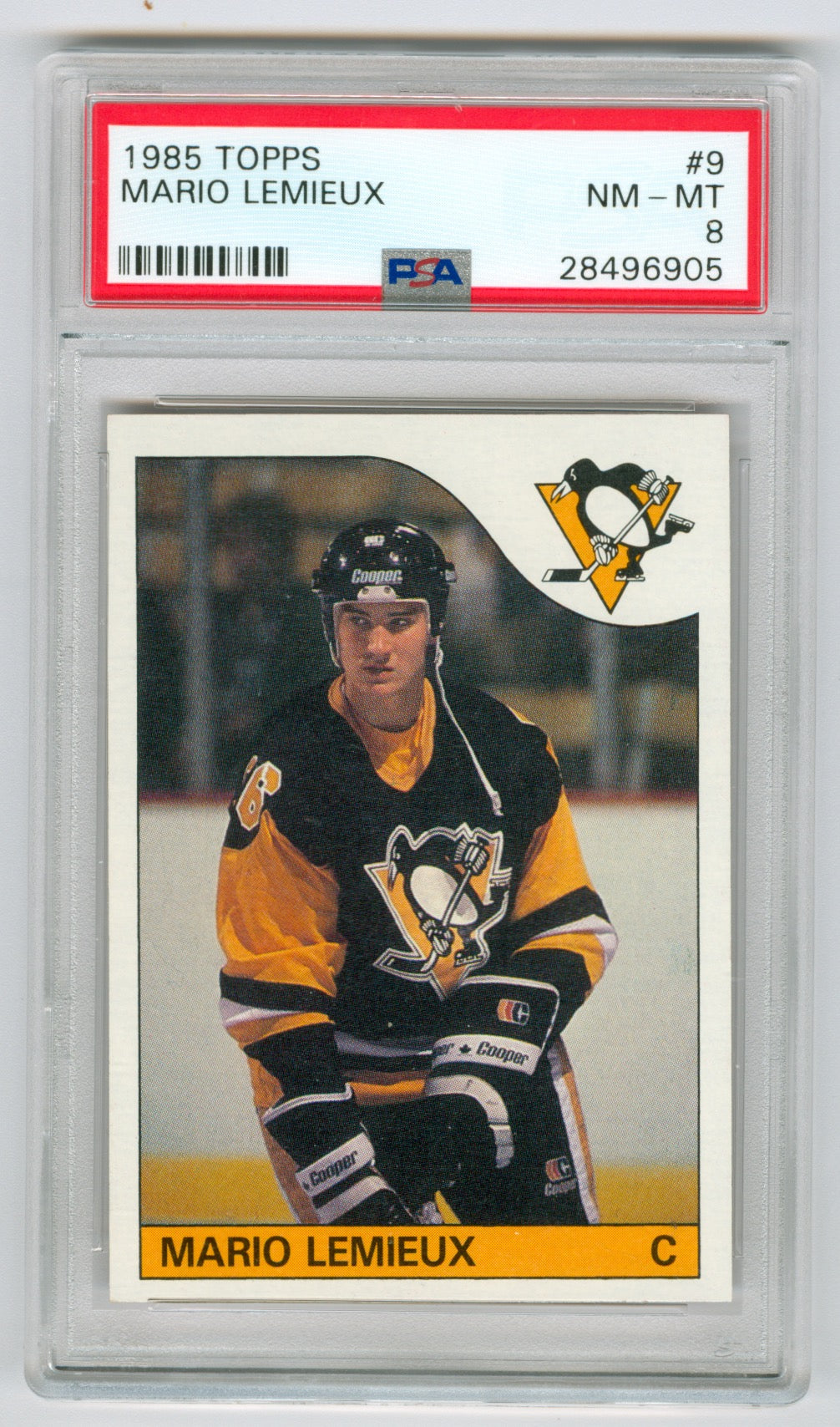 1985-86 Topps #9 Mario Lemieux PSA 8 (Rookie) | Eastridge Sports Cards
