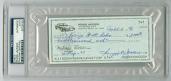 Reggie Jackson Signed Check PSA/DNA Certified | Eastridge Sports Cards