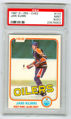 1981-82 O-Pee-Chee #107 Jari Kurri PSA 9(OC) (Rookie) | Eastridge Sports Cards