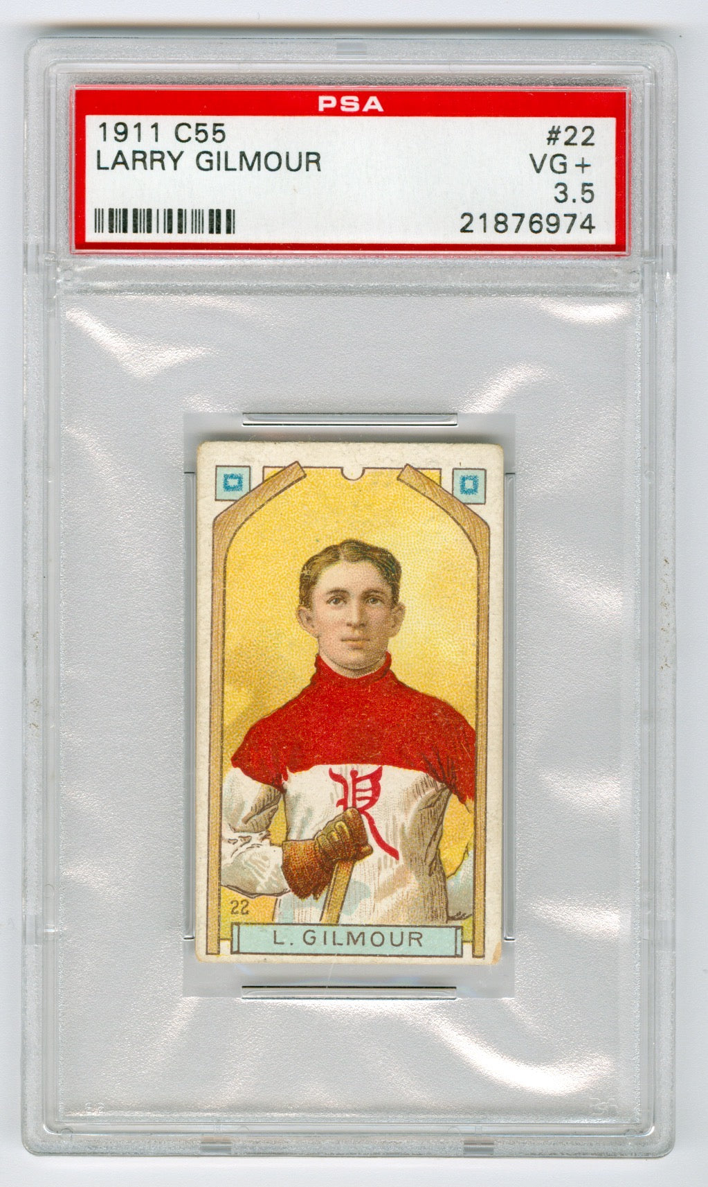 1911-12 C55 #22 Larry Gilmour PSA 3.5 (Rookie) | Eastridge Sports Cards