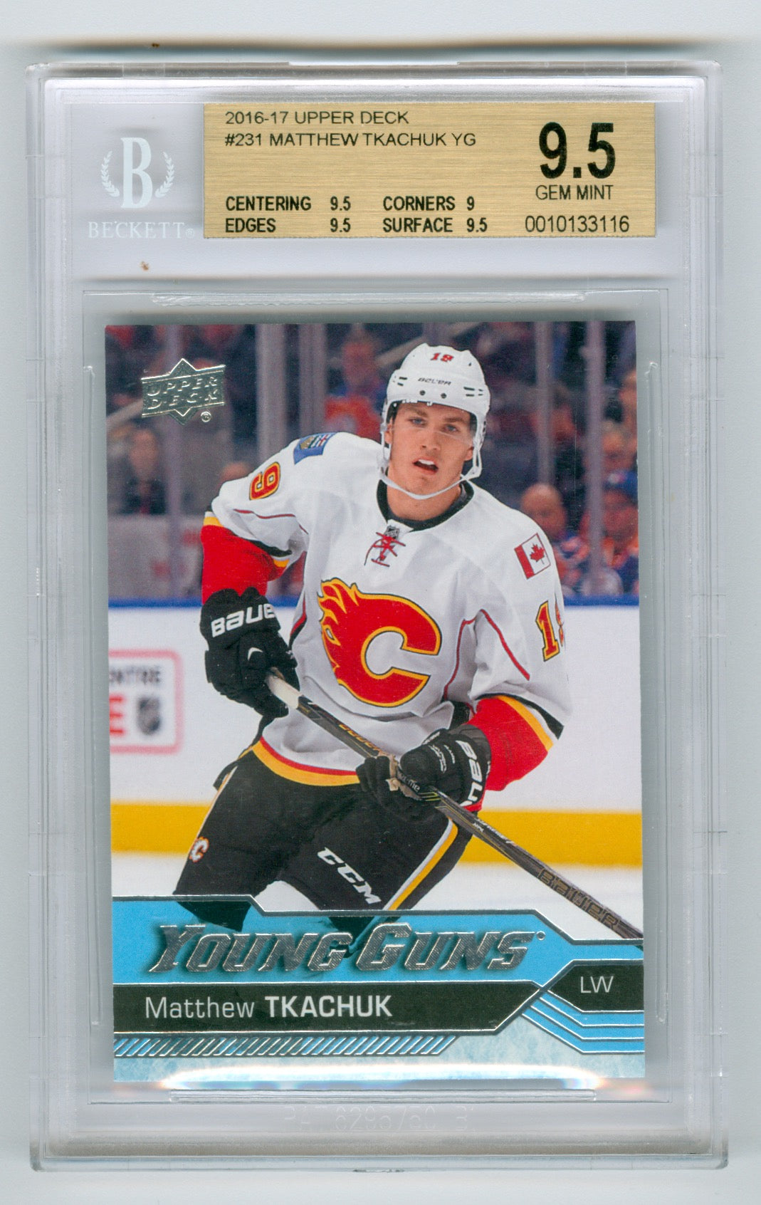 2016-17 Upper Deck #231 Matthew Tkachuk BGS 9.5 (Rookie) | Eastridge Sports Cards