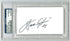 Walter Payton Signed Index Card PSA/DNA Certified