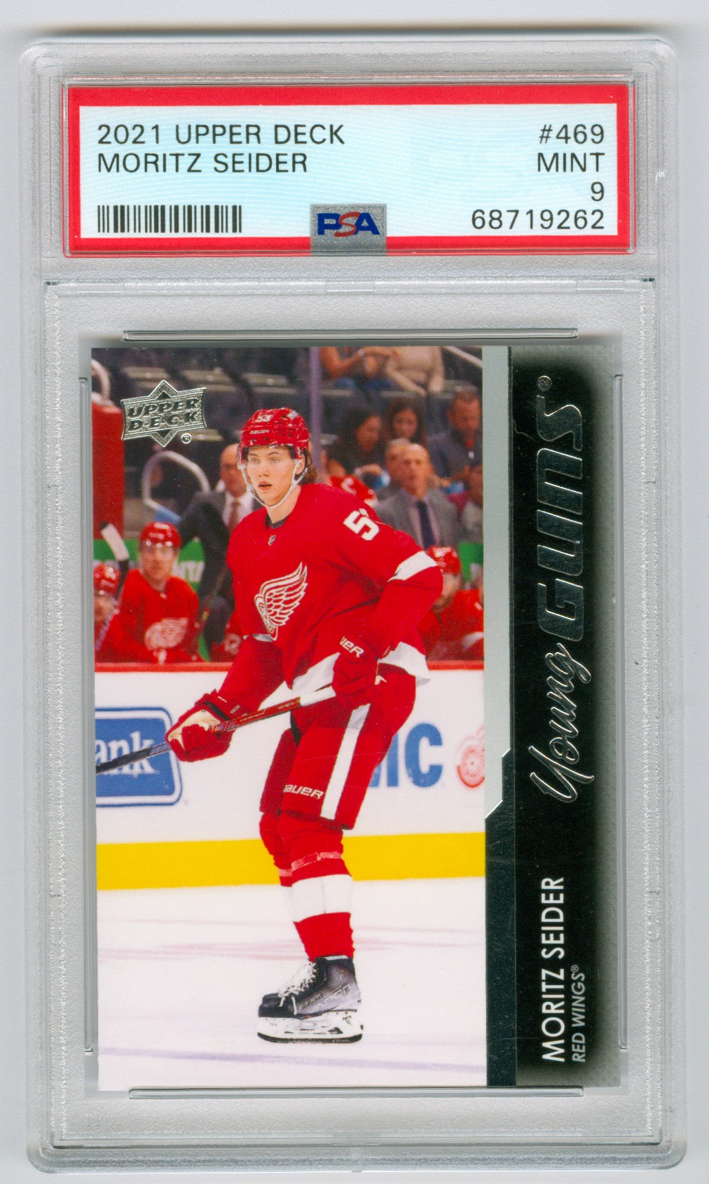 2021-22 Upper Deck #469 Moritz Seider PSA 9 (Rookie) | Eastridge Sports Cards