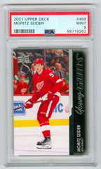 2021-22 Upper Deck #469 Moritz Seider PSA 9 (Rookie) | Eastridge Sports Cards
