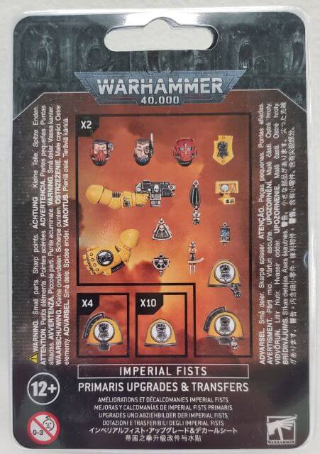 Imperial Fists Primaris Upgrades & Transfers Pack